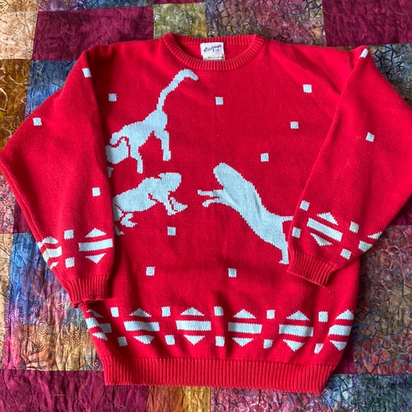 Vintage funky cat sweater - Picture 1 of 7